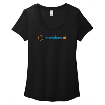 detections.ai - District Women's Flex Scoop Neck Tee
