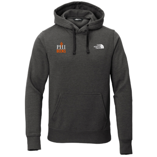 PhiDecks -Embroidery The North Face Chest Logo Pullover Hoodie - Dark