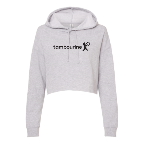 Tambourine - Independent Trading - Women's Crop Hoodie