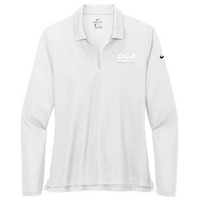 OGA - Nike Ladies Dri-FIT Micro Pique 2.0 Long Sleeve Polo