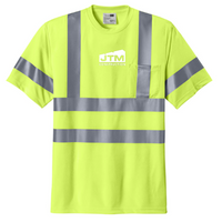 JTM Construction - CornerStone ANSI 107 Class 3 Short Sleeve Snag-Resistant Reflective T-Shirt