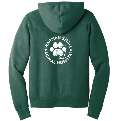 WarmanSmall - Unisex Poly/Cotton Hooded Pullover Sweatshirt