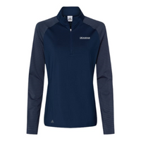 LongMcArthur - Women's Stripe Block Quarter-Zip Pullover