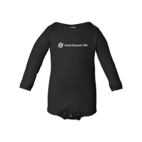 Switchboard, MD - Rabbit Skins Infant Long Sleeve Baby Rib Bodysuit
