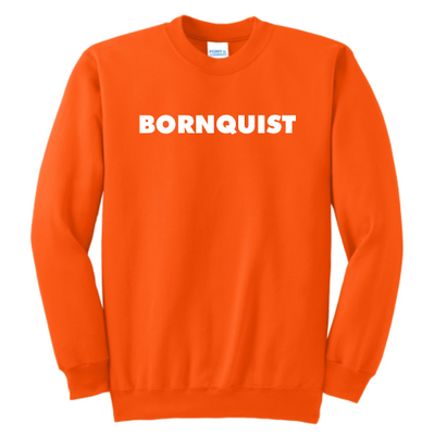 Bornquist - Port & Company Ultimate Crewneck Sweatshirt - Written Logo