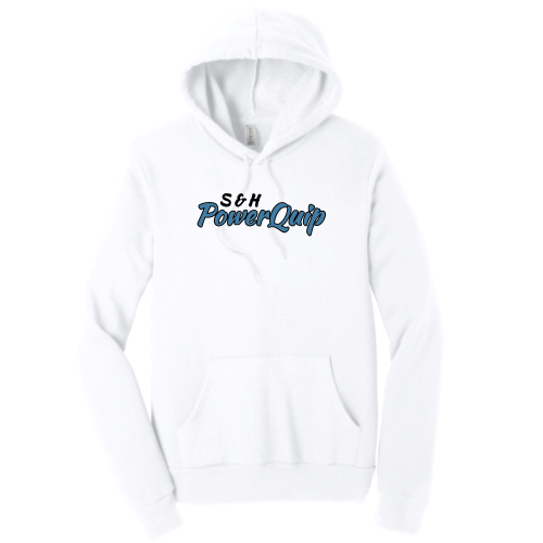 S&HPowerquip - Unisex Poly/Cotton Hooded Pullover Sweatshirt