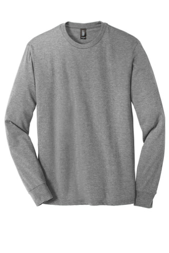 District Made Mens Perfect Tri Long Sleeve Crew Tee