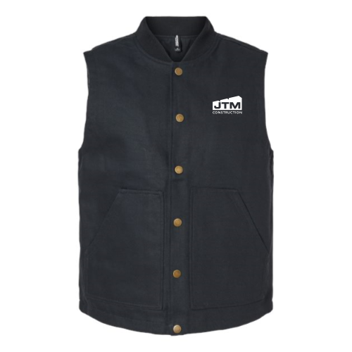 JTM Construction - Insulated Canvas Workwear Vest
