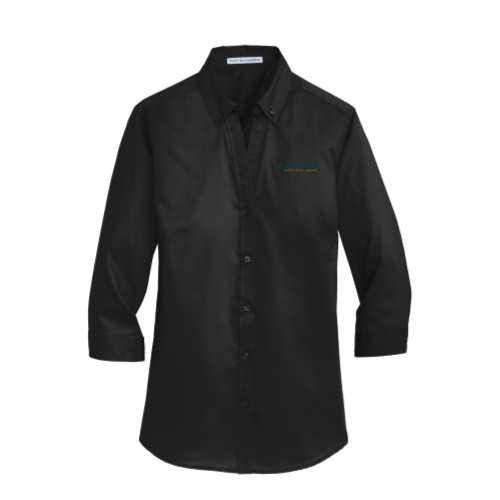 CutlerIG Port Authority Ladies 3/4-Sleeve SuperPro Twill Shirt