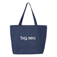 Big Sea - 24.5L Canvas Zippered Tote