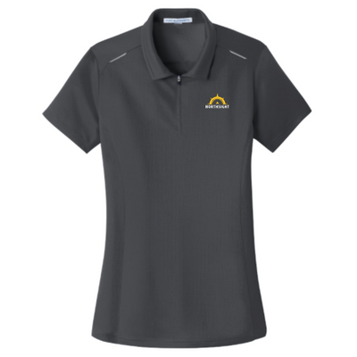 NorthSight Recovery - Port Authority Ladies Pinpoint Mesh Zip Polo