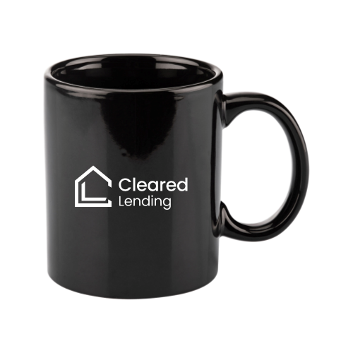 ClearedLending - 11oz Basic C Handle Ceramic Mug