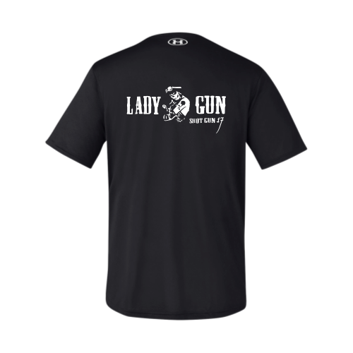 ShotGunLawEnforcementMC - Under Armor Men's Team Tech T-Shirt v10 "Lady Gun"