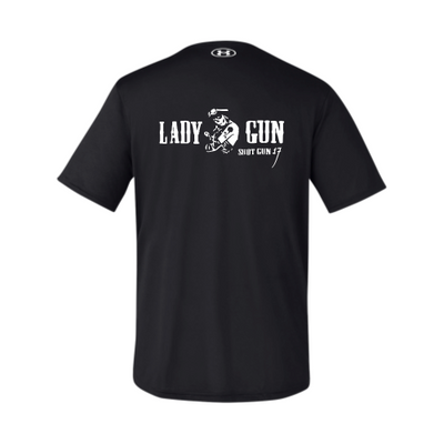 ShotGunLawEnforcementMC - Under Armor Men's Team Tech T-Shirt v10 "Lady Gun"