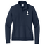 LaunchX - Nike Ladies Club Fleece Sleeve Swoosh 1/2-Zip
