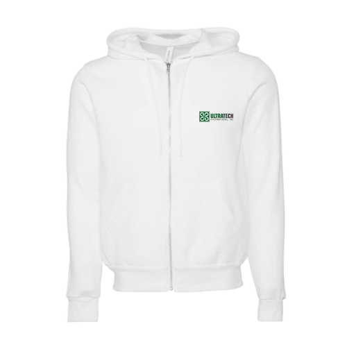 UltraTech - Unisex Sponge Fleece Full-Zip Hooded Sweatshirt