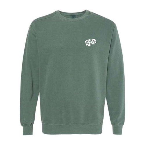 ByersandHarvey - Embroidered Comfort Colors Pigment-Dyed Crewneck Sweatshirt v1