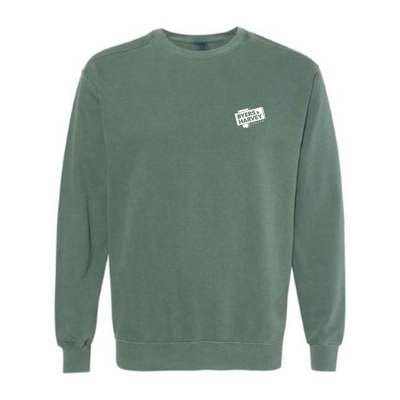 ByersandHarvey - Embroidered Comfort Colors Pigment-Dyed Crewneck Sweatshirt v1