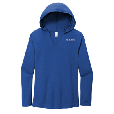 OutsourceConsultants - District Made Ladies Perfect Tri Long Sleeve Hoodie