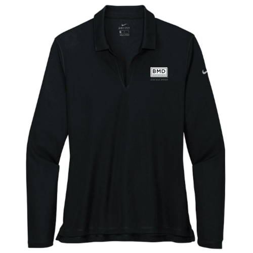 BMD - Nike - Ladies Dri-FIT Long Sleeve Polo