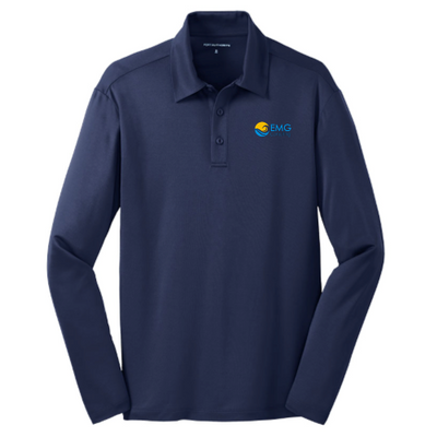 EMGConsulting - Port Authority Silk Touch Performance Long Sleeve Polo - v1