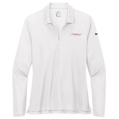 MCHSC Nike Ladies Dri-FIT Micro Pique 2.0 Long Sleeve Polo NKDC2105