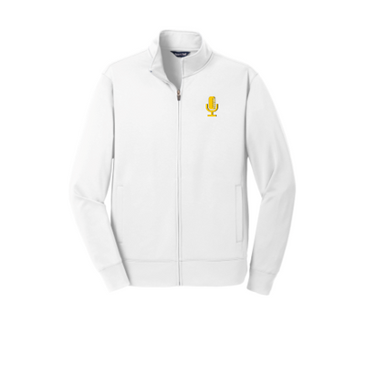 JTS - Sport-Tek Sport-Wick Fleece Full-Zip Jacket White