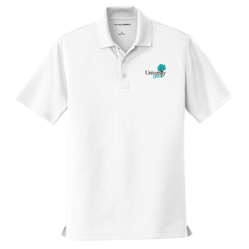 University Bank Mens Micro Mesh Polo