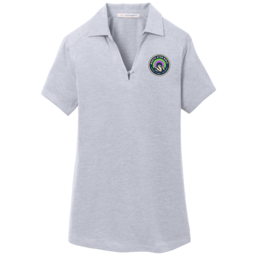 NorthStarBibleSchool - Port Authority - Ladies Digi Heather Performance Polo