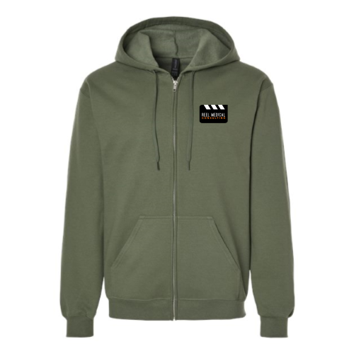 Reel Medical Consulting - Gildan Softstyle Full-Zip Hooded Sweatshirt v1