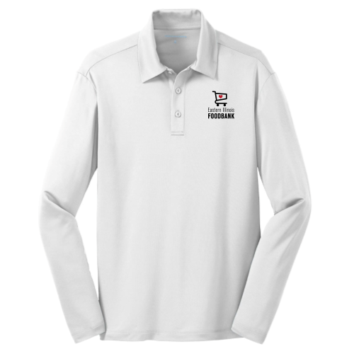 EasternIllinoisFoodbank - Port Authority Silk Touch Performance Long Sleeve Polo v2
