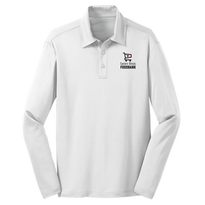 EasternIllinoisFoodbank - Port Authority Silk Touch Performance Long Sleeve Polo v2