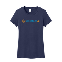 detections.ai - District Made Ladies Perfect Weight Crew Tee