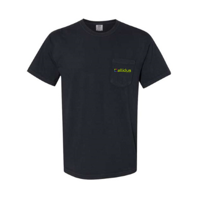 Callidus Electric Green Comfort Colors Pocket Tee
