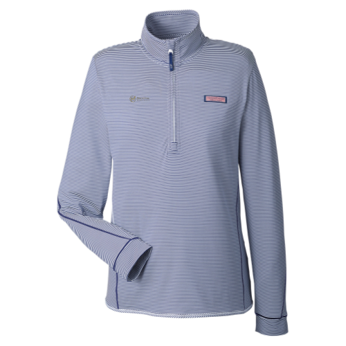Brickvine - Vineyard Vines K002521 Women's Q-zip - Navy / Black