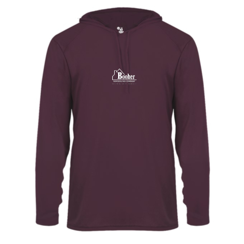BooherRemodelingCompany - B-Core Long Sleeve Hooded T-Shirt