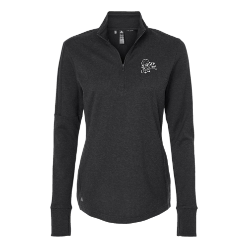 Nebraska State Fair - Adidas Women's 3-Stripes Quarter-Zip Sweater