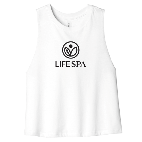 Lifetime - Racerback Cropped Tank