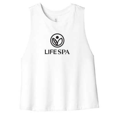 Lifetime - Racerback Cropped Tank