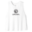 Lifetime - Racerback Cropped Tank