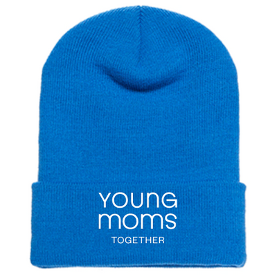 Young Moms Together - Cuffed Knit Beanie - v2