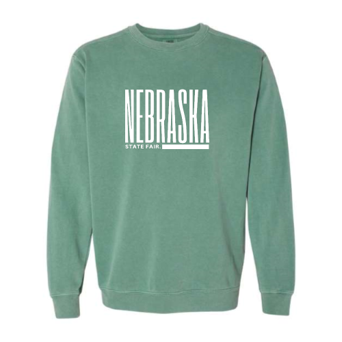 Nebraska State Fair - Comfort Colors Pigment-Dyed Crewneck Sweatshirt