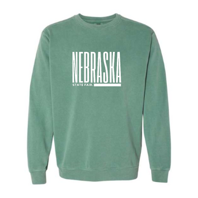 Nebraska State Fair - Comfort Colors Pigment-Dyed Crewneck Sweatshirt