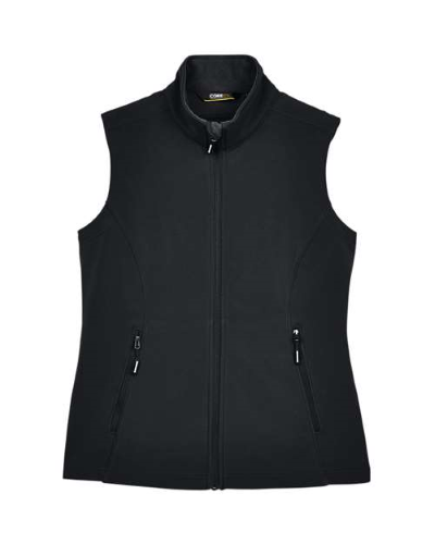 CORE365 Women's Cruise Two-Layer Fleece Bonded Soft Shell Vest CE701W