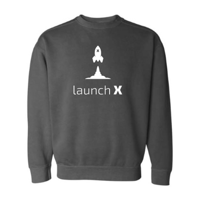 LaunchX - Comfort Colors Pigment-Dyed Crewneck Sweatshirt