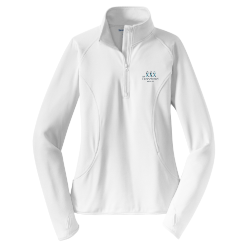 TheBlanchardInstitute - Sport-Tek Ladies Sport-Wick Stretch 1/2-Zip Pullover v1