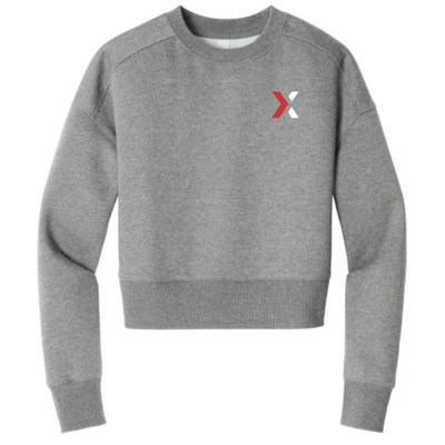 Lotlinx - District Women's Perfect Weight Fleece Cropped Crew