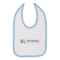 UniversalRetirement - Rabbit Skins - Infant Contrast Trim Premium Jersey Bib
