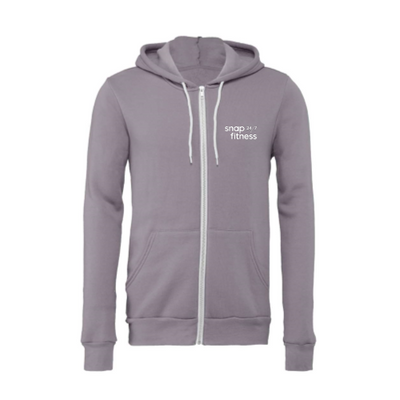 SnapFitness - Unisex Sponge Fleece Full-Zip Hooded Sweatshirt