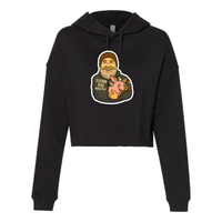 Flying Pig Ministry - Independent Trading  Women's Crop Hoodie